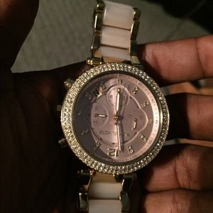 Woman’s Rose Gold Mk Watch